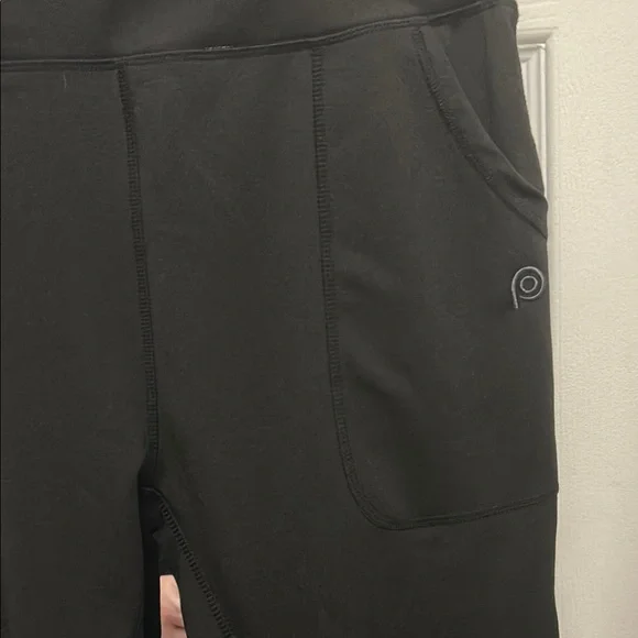 Popfit Women's high rise waist compression leggings new without tags pockets - Picture 2 of 3